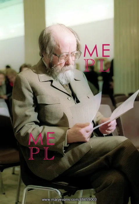 : Russian writer Alexander Solzhenitsyn, 1997 : Russian writer Alexander Solzhenitsyn, 1997
