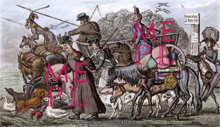 : RUSSIANS ENTER PARIS 1814 : RUSSIANS ENTER PARIS 1814