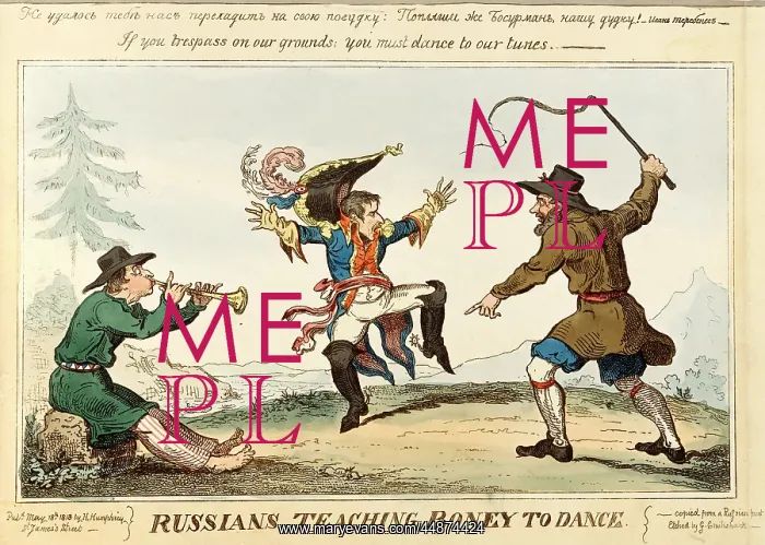 : Russians teaching Boney to dance : Russians teaching Boney to dance