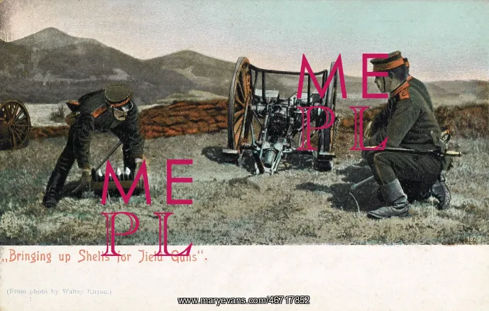 : Russo-Japanese War - Bringing up shells for the field guns : Russo-Japanese War - Bringing up shells for the field guns