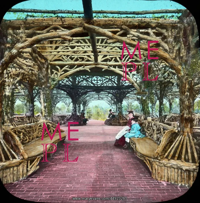 : The Rustic Arbour, Central Park, New York, USA : The Rustic Arbour, Central Park, New York, USA