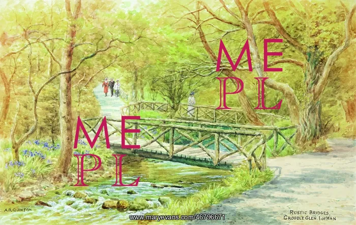 : Rustic Bridges, Groudle Glen, Isle of Man : Rustic Bridges, Groudle Glen, Isle of Man