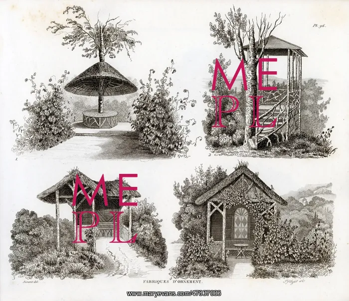 : Rustic garden structures : Rustic garden structures