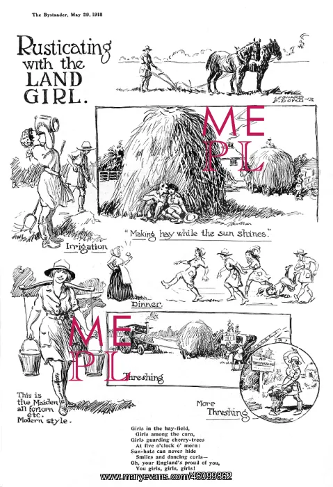 : Rusticating with the Land Girl by Leonard P. Dowd : Rusticating with the Land Girl by Leonard P. Dowd