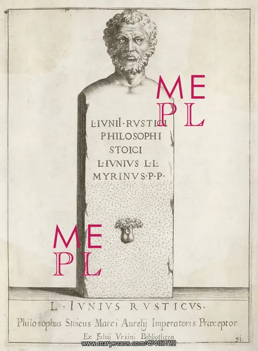 : RUSTICUS, STOIC : RUSTICUS, STOIC