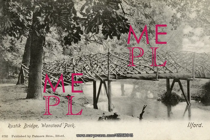 : Rustik Bridge - Wanstead Park, London : Rustik Bridge - Wanstead Park, London
