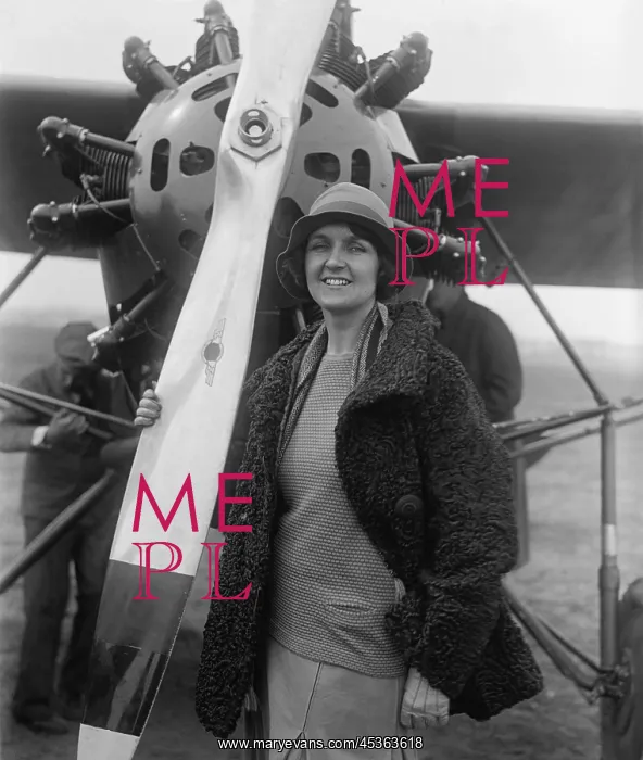 : Ruth Nichols, co-piloted the first non-stop flight : Ruth Nichols, co-piloted the first non-stop flight