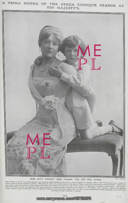 : Ruth Vincent with her son : Ruth Vincent with her son