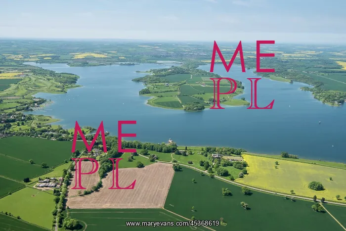 : Rutland Water, looking from the east, the largest : Rutland Water, looking from the east, the largest