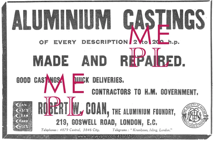 : R.W.Coan Aluminium Castings : R.W.Coan Aluminium Castings