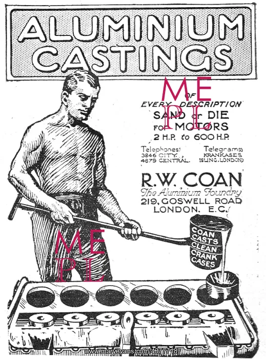 : R.W.Coan Aluminium Castings : R.W.Coan Aluminium Castings