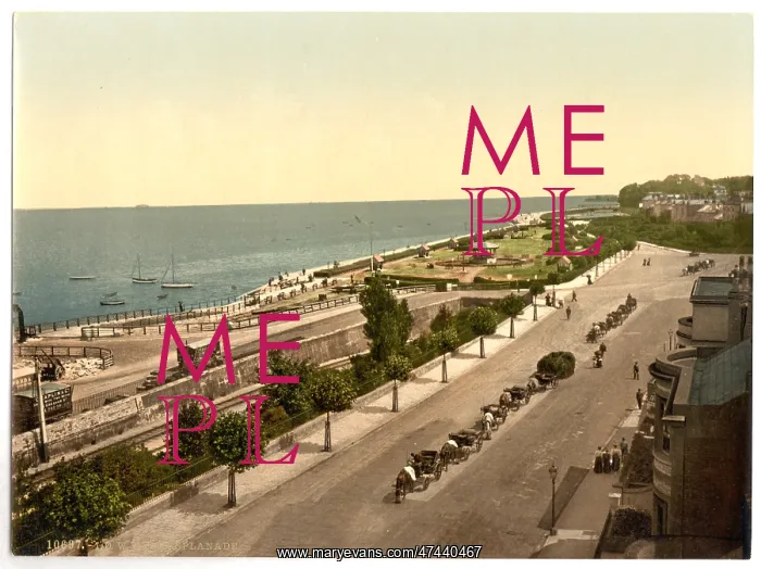 : Ryde, the esplanade, Isle of Wight, England : Ryde, the esplanade, Isle of Wight, England