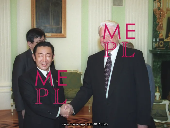 : Ryutaro Hashimoto and Boris Yeltsin, 1996 : Ryutaro Hashimoto and Boris Yeltsin, 1996