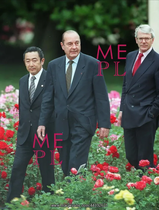 : Ryutaro Hashimoto, Jacques Chirac & John Major : Ryutaro Hashimoto, Jacques Chirac & John Major