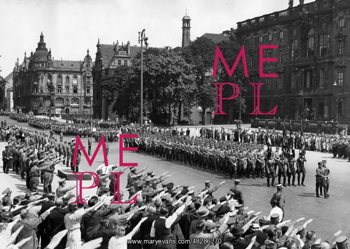 : SA march in Berlin, 1936 : SA march in Berlin, 1936