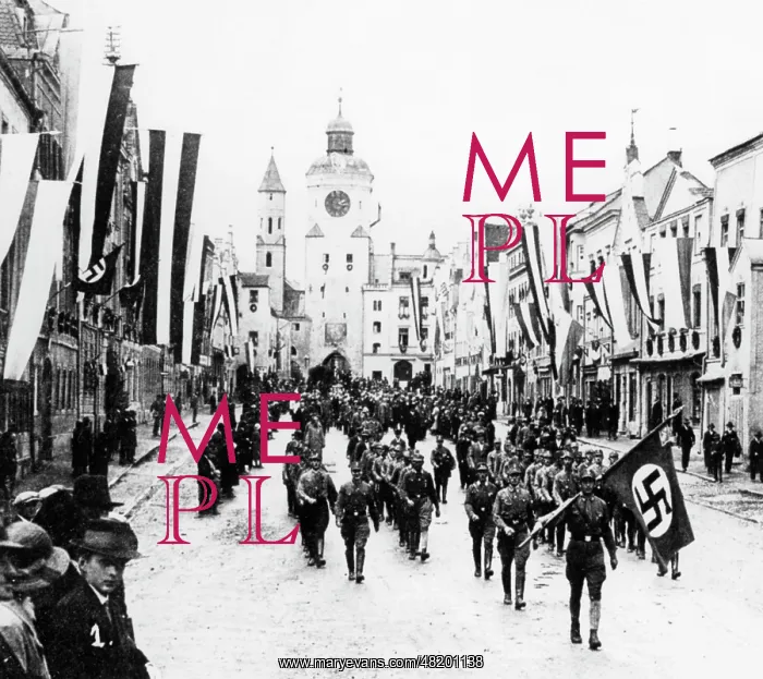 : SA march in Vilsbiburg, 1933 : SA march in Vilsbiburg, 1933