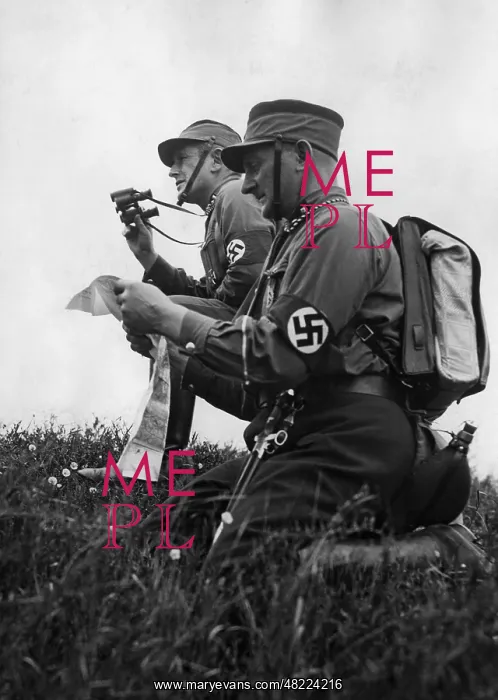 : SA members during the Reich competition, undated : SA members during the Reich competition, undated
