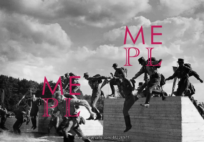 : SA members during steeplechase, undated : SA members during steeplechase, undated