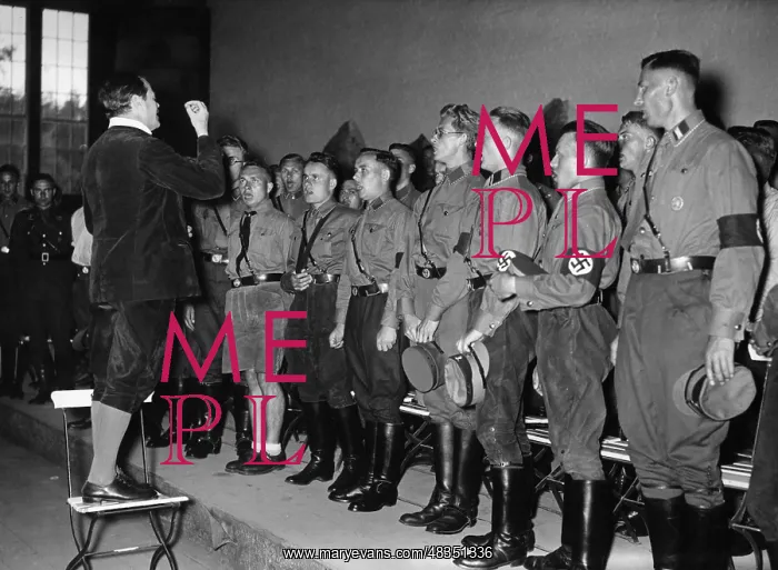 : SA men in the choir, 1934 : SA men in the choir, 1934