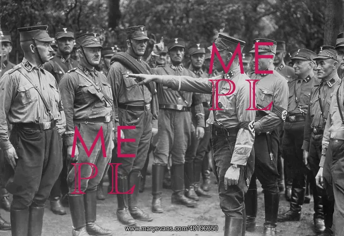 : SA men at the Reich competition, 1935 : SA men at the Reich competition, 1935