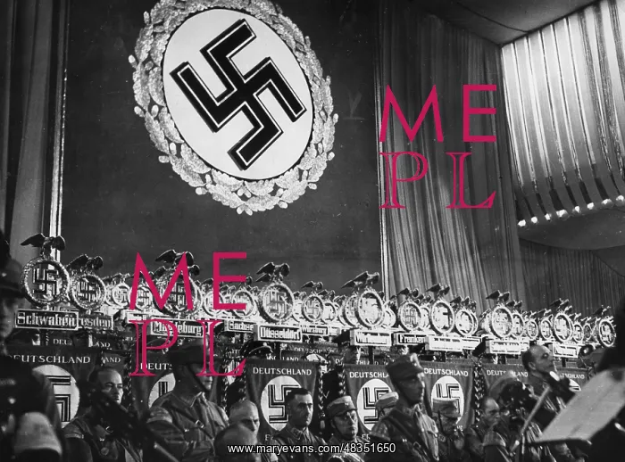 : SA standards at the opening of the 1936 Nazi : SA standards at the opening of the 1936 Nazi