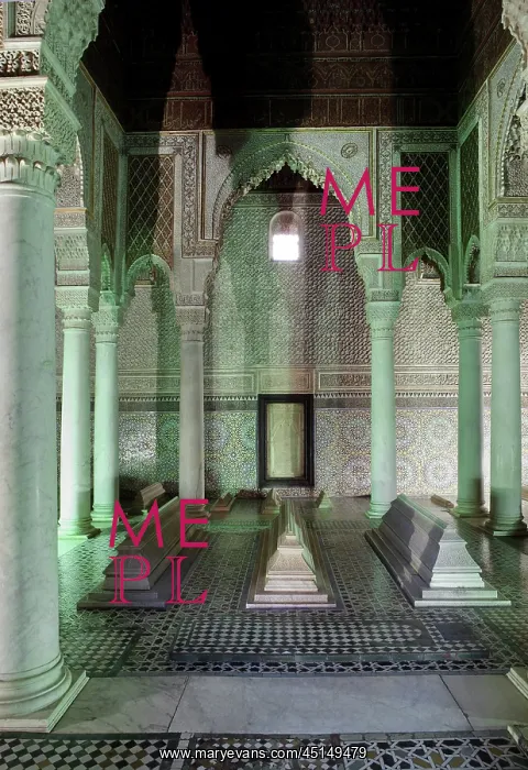 : Saadian Tombs, Marrakech, Morocco : Saadian Tombs, Marrakech, Morocco