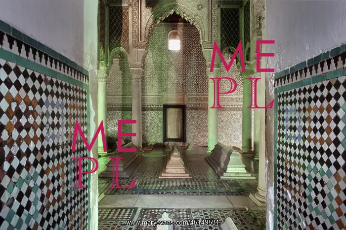 : Saadian Tombs, Marrakech, Morocco : Saadian Tombs, Marrakech, Morocco