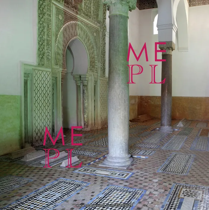 : Saadian Tombs, Marrakech, Morocco : Saadian Tombs, Marrakech, Morocco