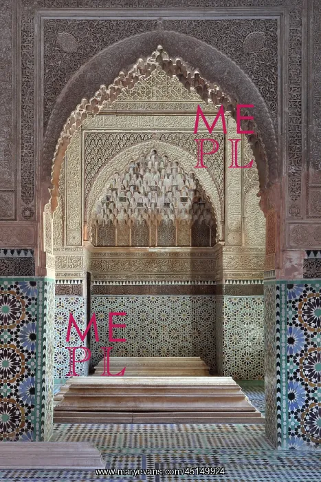 : Saadian Tombs, Marrakech, Morocco : Saadian Tombs, Marrakech, Morocco