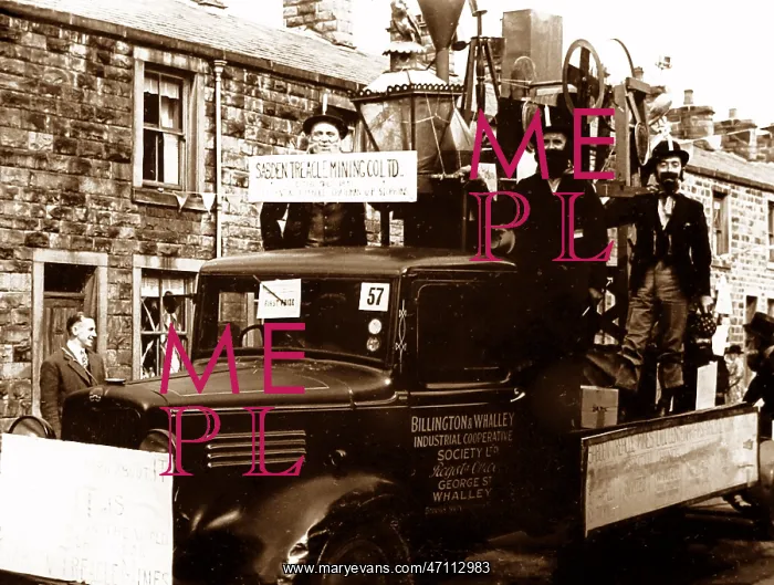  : Sabden Treacle Miners procession float, possibly 1930s