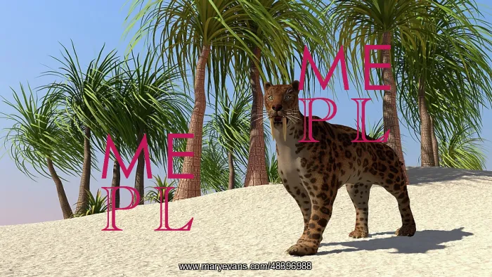 : A Saber-Tooth Tiger in a tropical environment : A Saber-Tooth Tiger in a tropical environment