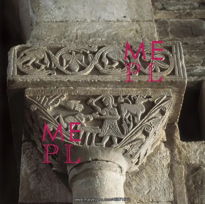 : Sacrifice of Abraham. 7th c. SPAIN. Campillo : Sacrifice of Abraham. 7th c. SPAIN. Campillo
