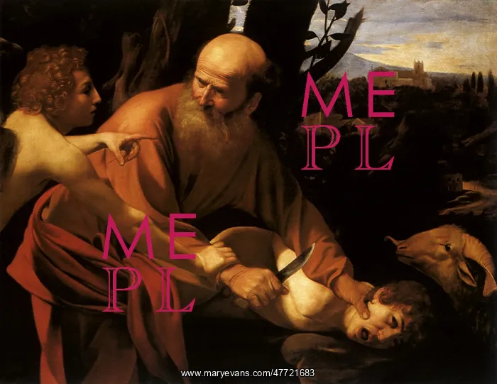 : The Sacrifice of Isaac, by Caravaggio : The Sacrifice of Isaac, by Caravaggio