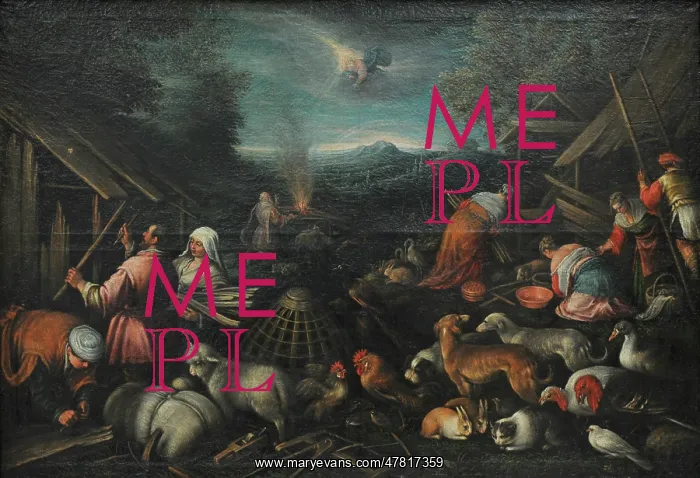 : The Sacrifice of Noah after the flood, by Leandro Bassano : The Sacrifice of Noah after the flood, by Leandro Bassano