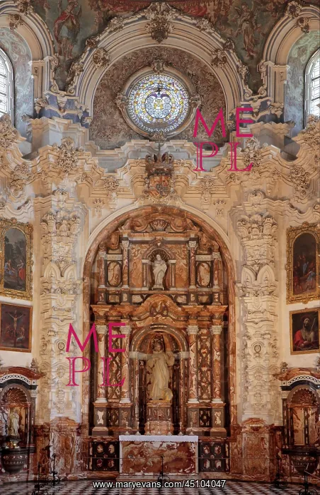 : Sacristy, Granada Charterhouse, Granada, Andalusia, Spain : Sacristy, Granada Charterhouse, Granada, Andalusia, Spain
