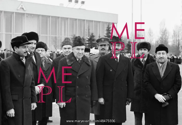 : Saddam Hussein Leaves USSR : Saddam Hussein Leaves USSR