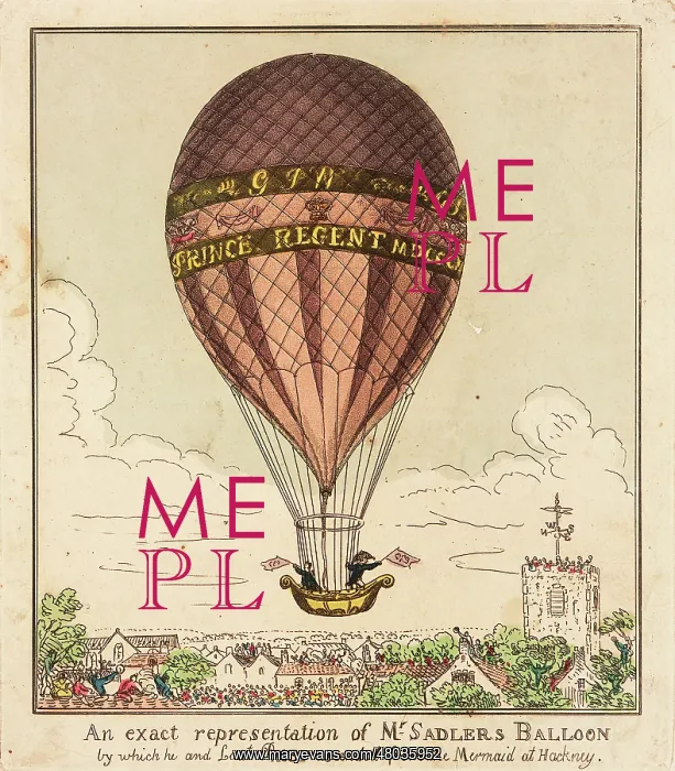 : Sadler and Paget balloon ascent, Hackney : Sadler and Paget balloon ascent, Hackney
