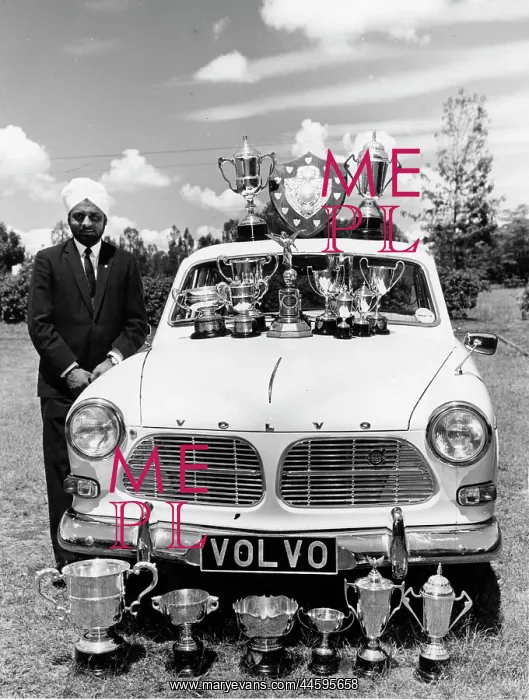 : Safari Rally driver Joginder Singh, beside his : Safari Rally driver Joginder Singh, beside his
