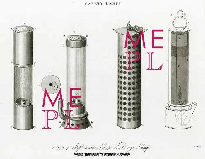 : Safety Lamps - 1826 : Safety Lamps - 1826