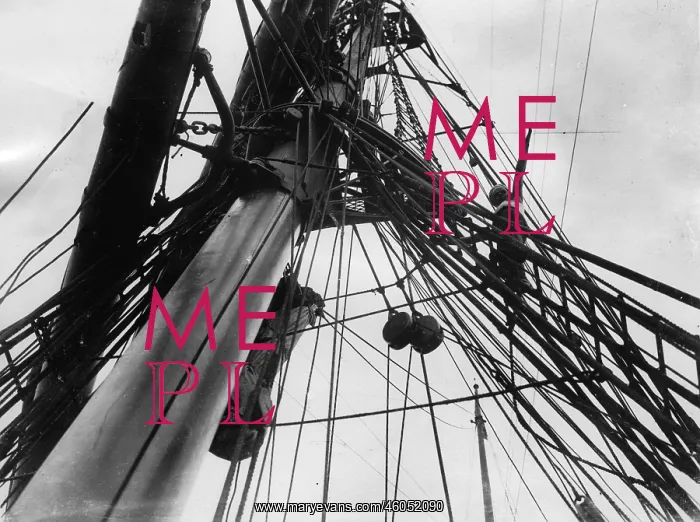 : Sail mast of the Magdaline Vinnen : Sail mast of the Magdaline Vinnen