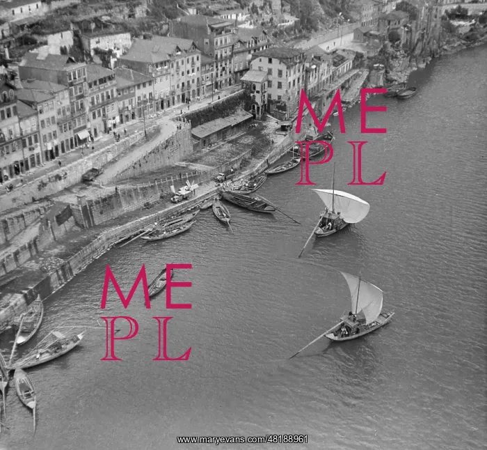 : Sailboats on the Douro, 1940 : Sailboats on the Douro, 1940