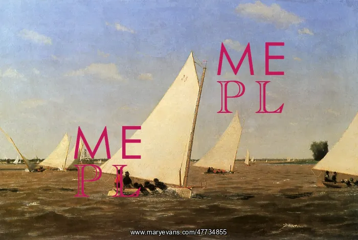  : Sailboats Racing on the Delaware