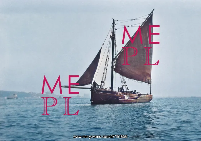  : Sailing boat at sea
