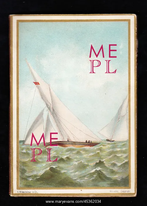  : Sailing boats on a greetings card
