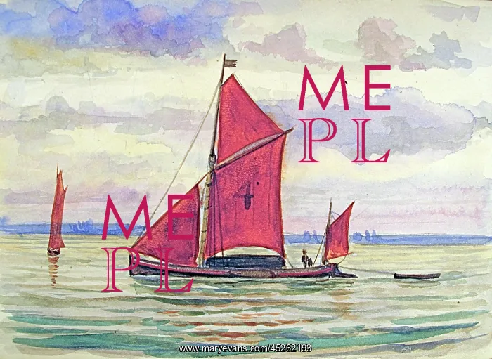 : Sailing boats on the Thames : Sailing boats on the Thames