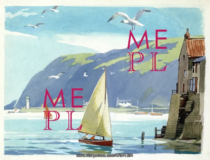 : Sailing Dinghy in harbour : Sailing Dinghy in harbour