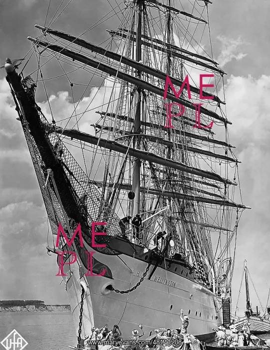 : Sailing ship in the movie Kautschuk, 1938 : Sailing ship in the movie Kautschuk, 1938