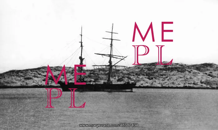 : The sailing ship Tilly by Adolf Luederitz, 1883 : The sailing ship Tilly by Adolf Luederitz, 1883