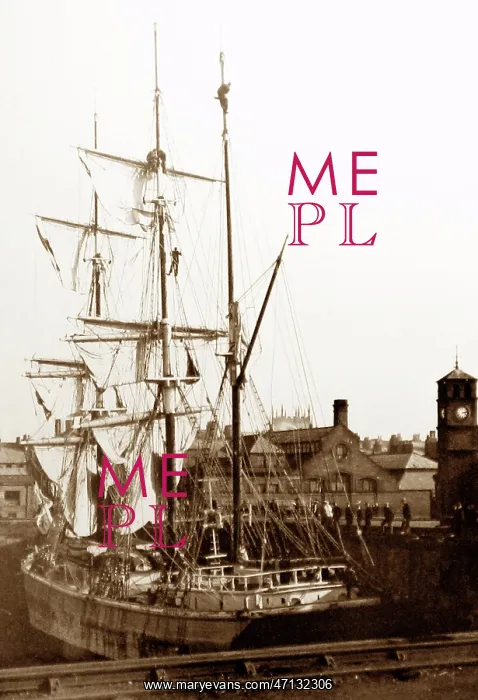  : sailing ship in whitehaven harbour