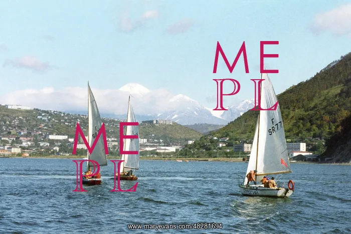: Sailing ships in Avacha Bay, 1984 : Sailing ships in Avacha Bay, 1984